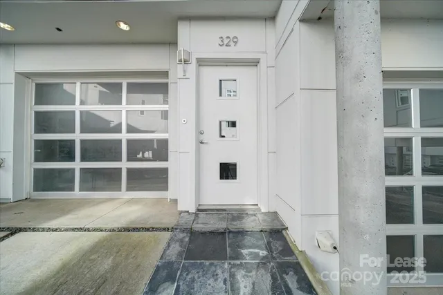 a view of a entryway of the house