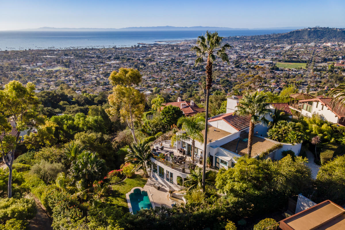 280 Loma Media Road Santa Barbara, CA 93103 - Photo 2 of 67 Aerial Ocean - 280 Loma Media 93103