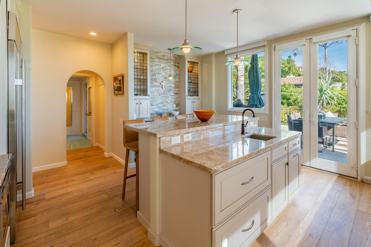 280 Loma Media Road Santa Barbara, CA 93103 - Photo 24 of 67 Kitchen and Hall - 280 Loma Media SB