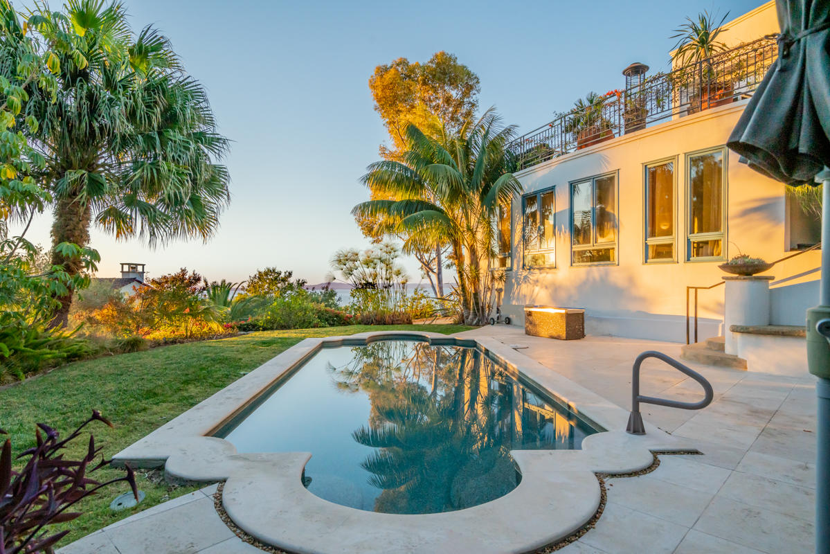 280 Loma Media Road Santa Barbara, CA 93103 - Photo 51 of 67 Pool View - 280 Loma Media SB 93103