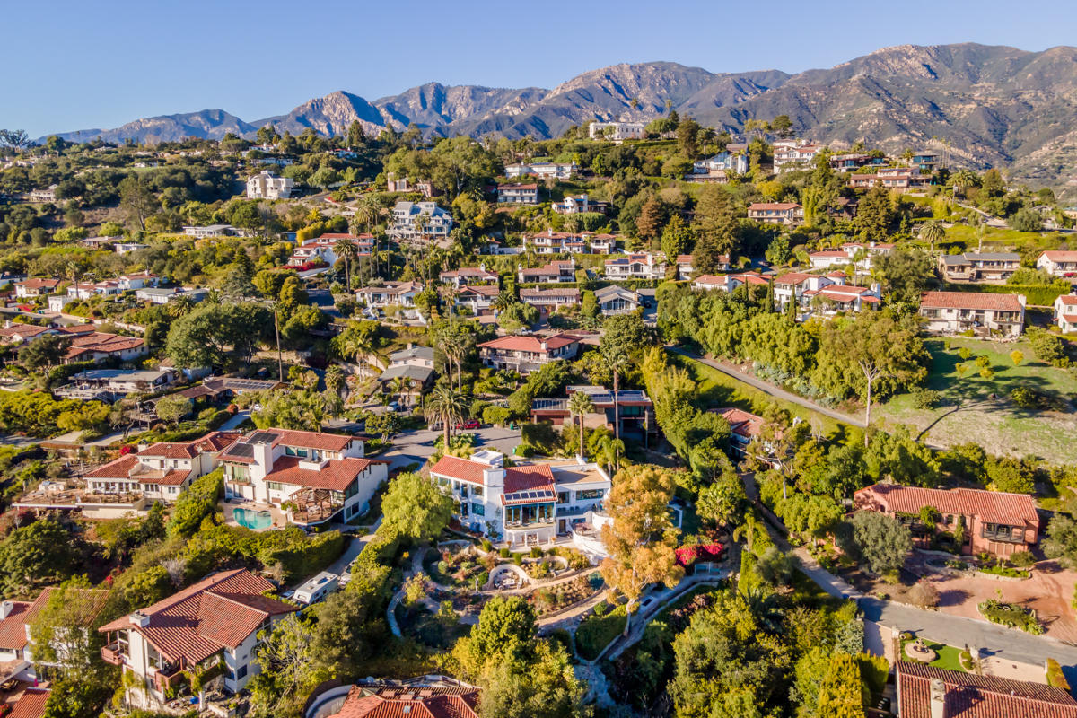 280 Loma Media Road Santa Barbara, CA 93103 - Photo 59 of 67 Aerial Mountains - 280 Loma Media SB