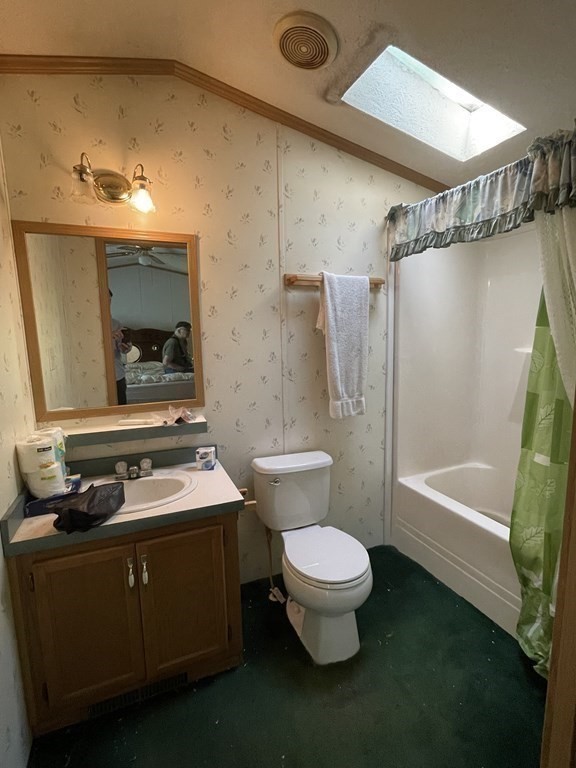 37 South County Road Florida, MA 01247 - Photo 10 of 21 a bathroom with a sink toilet and shower