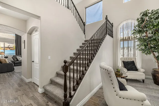 a kitchen with a sink and a potted plant