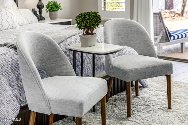 a view of a backyard with swimming pool