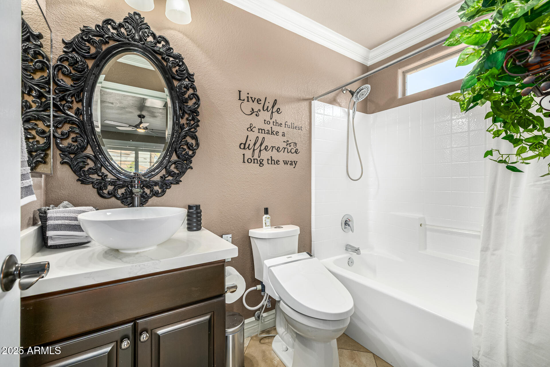 1517 South Arroya Circle Mesa, AZ 85206 - Photo 71 of 111 a bathroom with a sink a toilet and a shower
