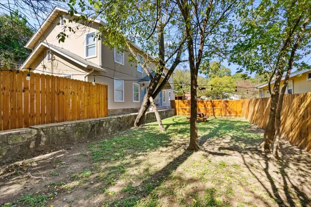 a view of outdoor space and yard