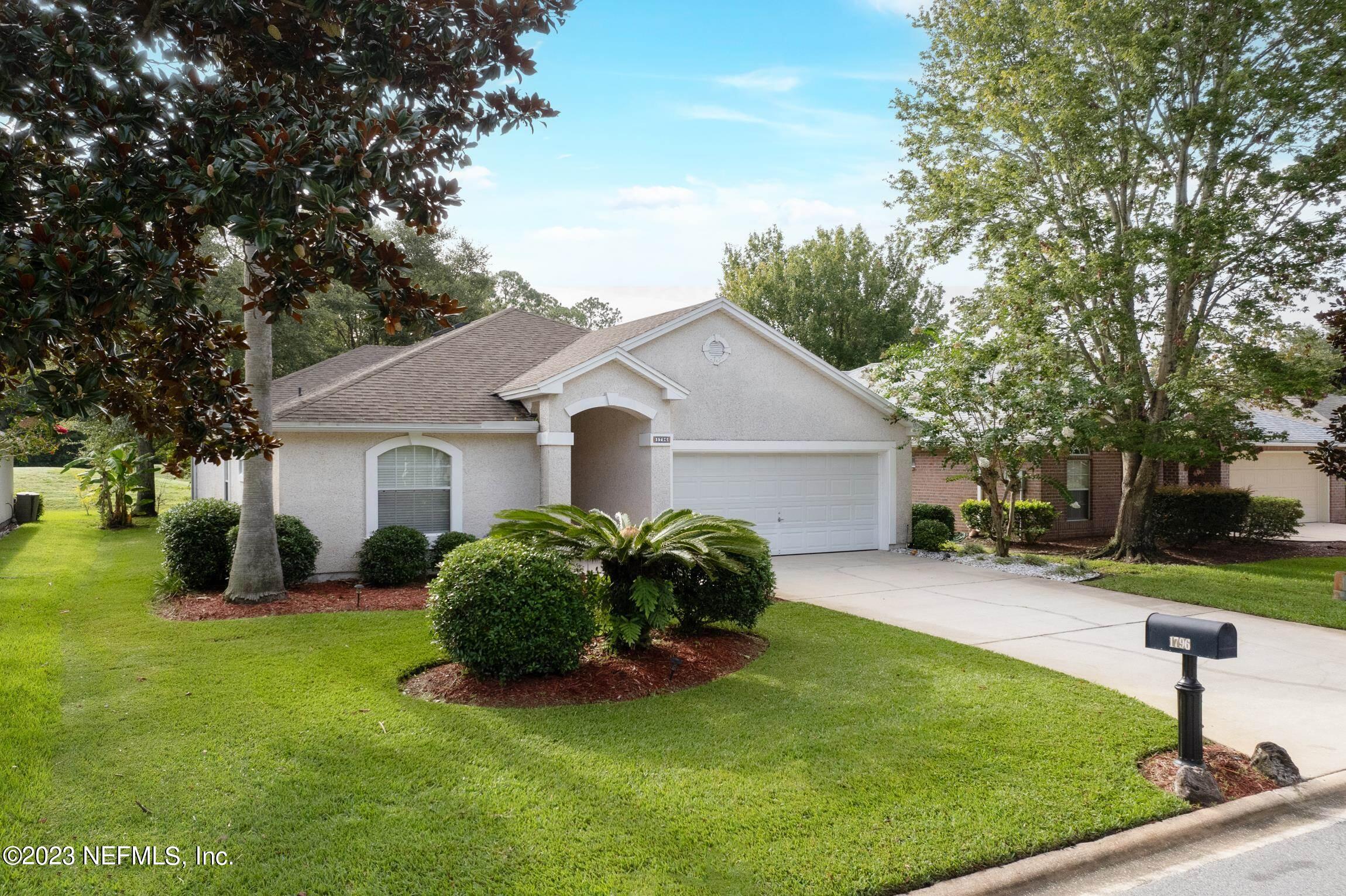 1796 Keswick Road St. Augustine, FL 32084 - Photo 1 of 48 a front view of house with yard and green space