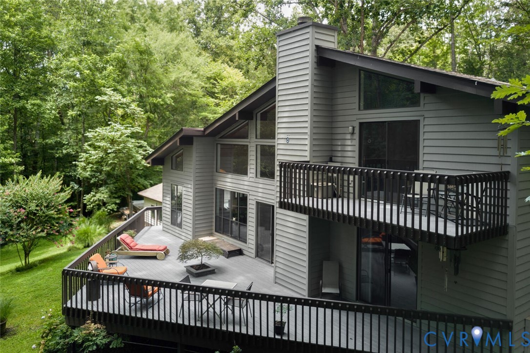 1474 Timber Ridge Maidens, VA 23102 - Photo 19 of 19 a view of a house with a deck