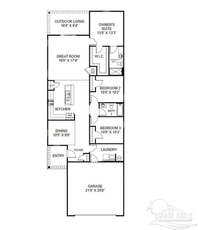 $329,990 | 3581 Bay Magnolia Way, Pace, FL 32571