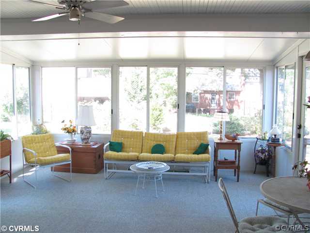 8218 Brookfield Road Richmond, VA 23227 - Photo 4 of 12 Other - Relaxing Sunroom brings the outside inside