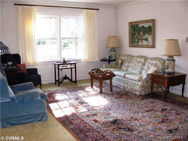 8218 Brookfield Road Richmond, VA 23227 - Photo 5 of 12 Living Room - The Living Room is open to the Dinin