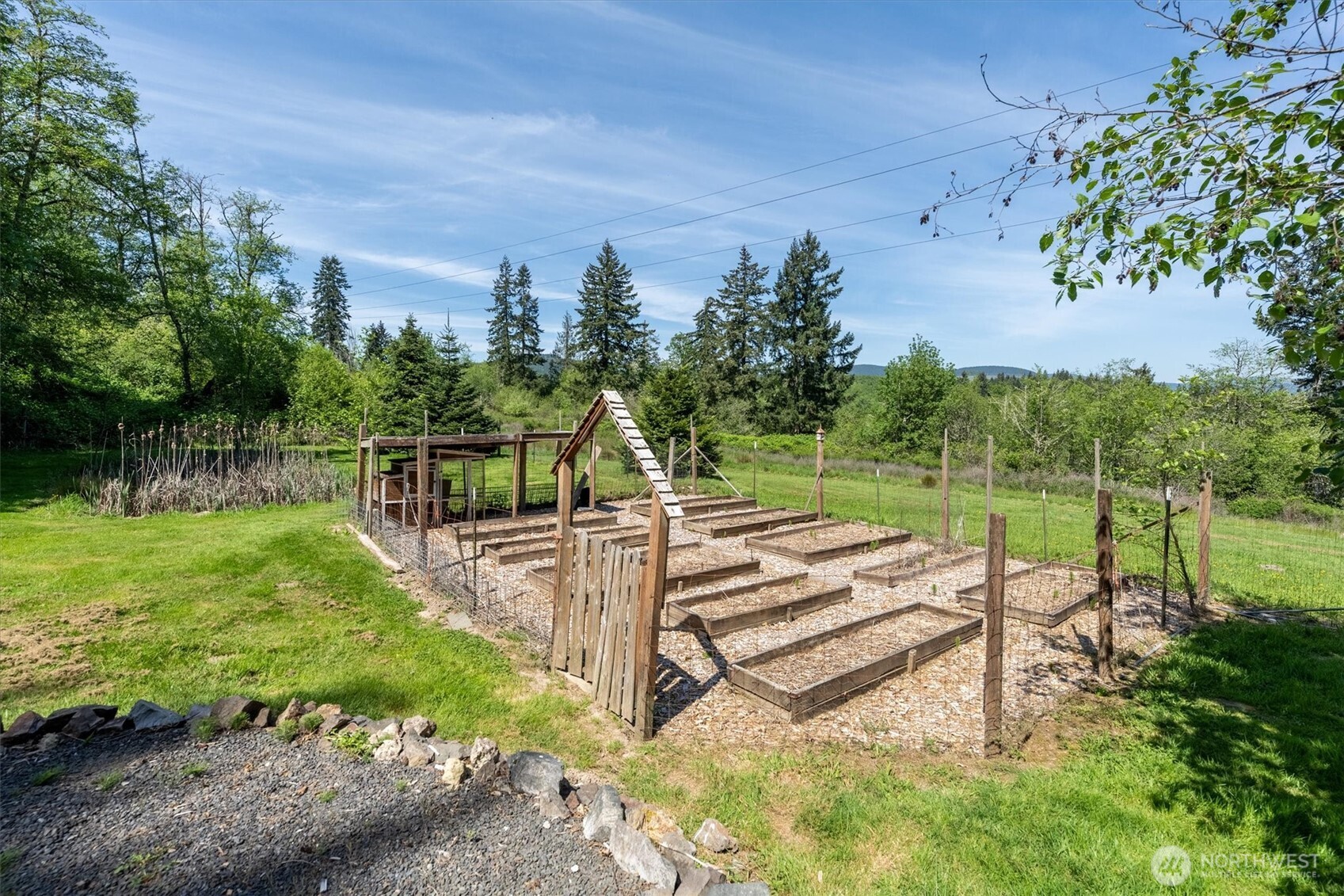 672 Walker Road Kelso, WA 98626 - Photo 27 of 40 a view of a garden with lawn chairs