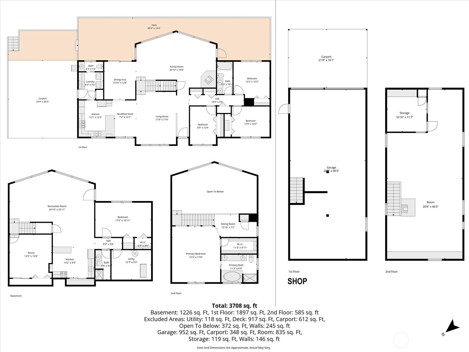 672 Walker Road Kelso, WA 98626 - Photo 40 of 40 a picture of a floor plan
