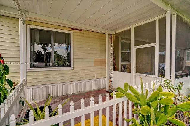 a view of front door of house