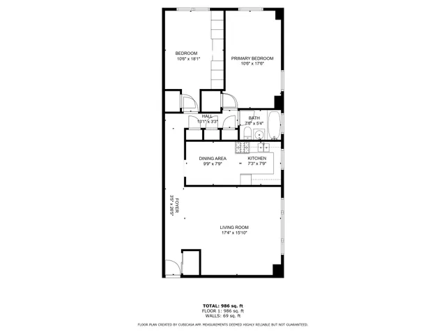 a front view of a building