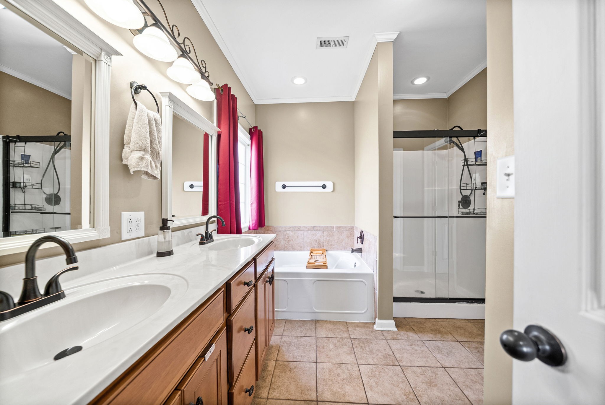 195 Barkers Mill Road Pembroke, KY 42266 - Photo 17 of 39 a bathroom with a sink and a mirror