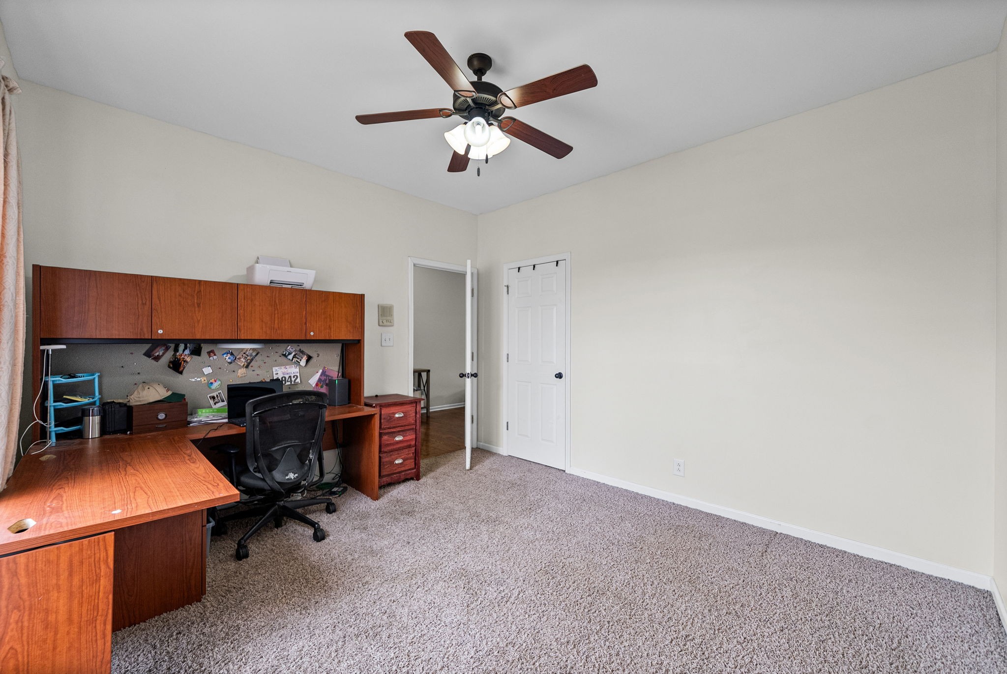 195 Barkers Mill Road Pembroke, KY 42266 - Photo 22 of 39 a work room with furniture and a ceiling fan