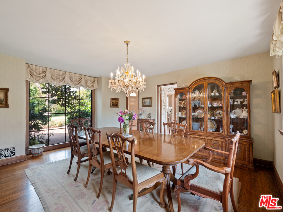810 Devon Avenue Los Angeles, CA 90024 - Photo 7 of 23 a view of a dining room with furniture window and outside view