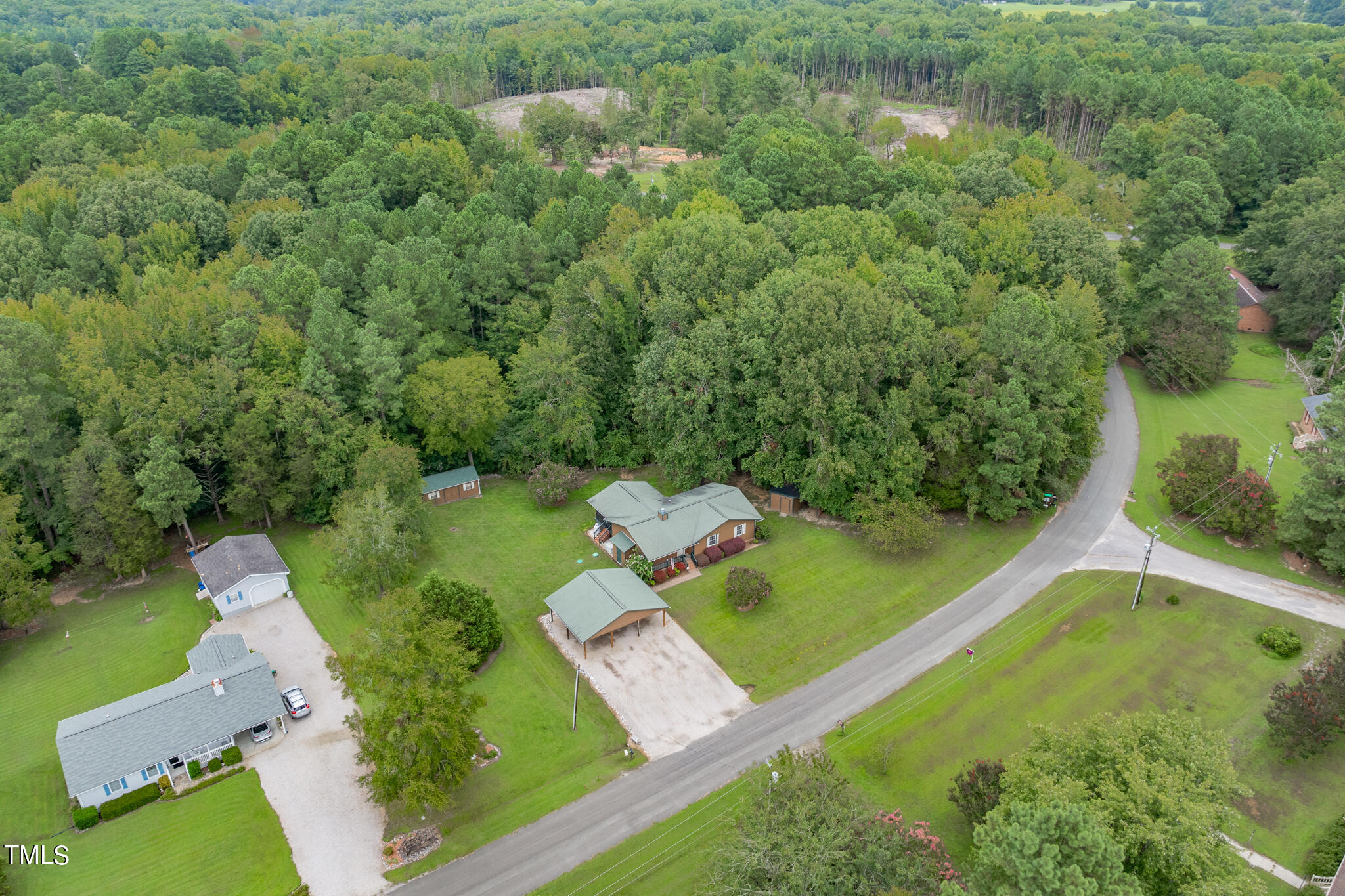 110 Lake Road Henderson, NC 27537 - Photo 36 of 36 an aerial view of a house