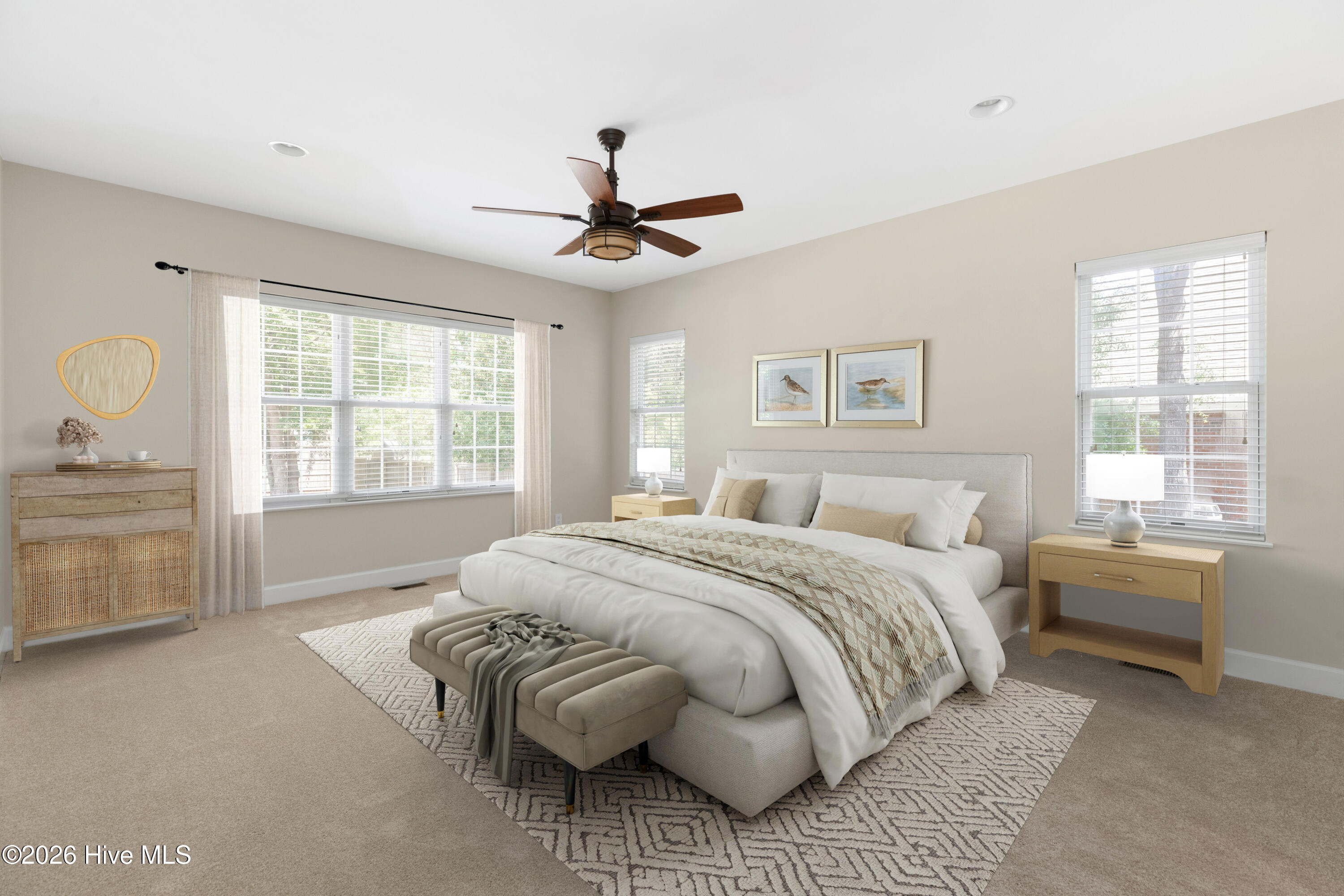 7701 Lost Tree Road Wilmington, NC 28411 - Photo 34 of 62 Digitally Staged Master Bedroom