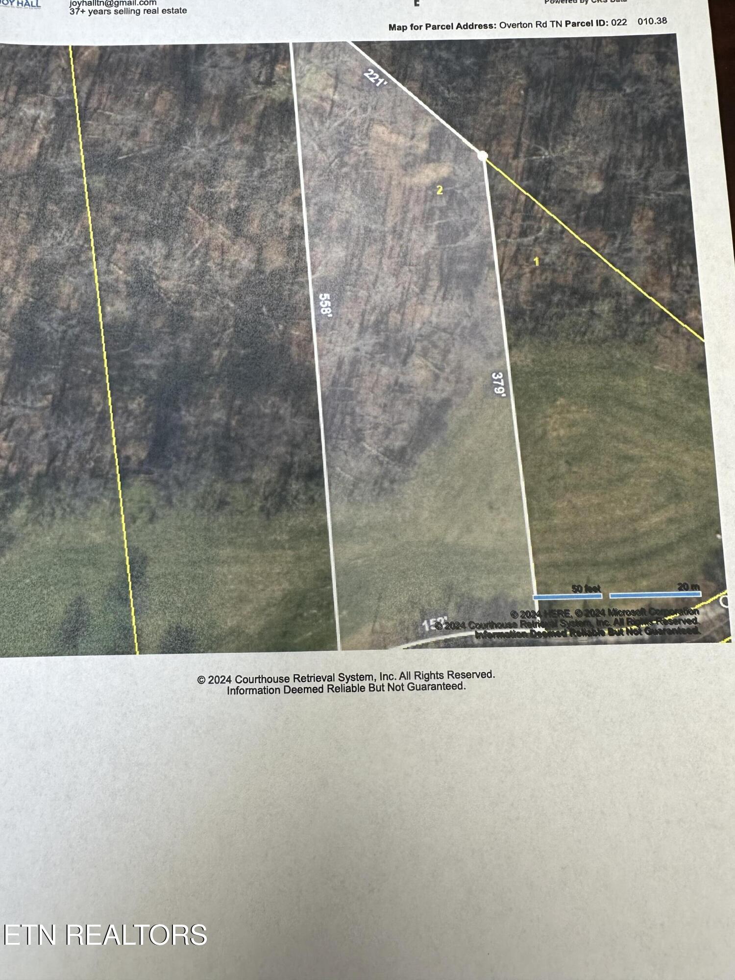 Overton Road Maynardville, TN 37807 - Photo 10 of 28 Lot 2 outline and marked