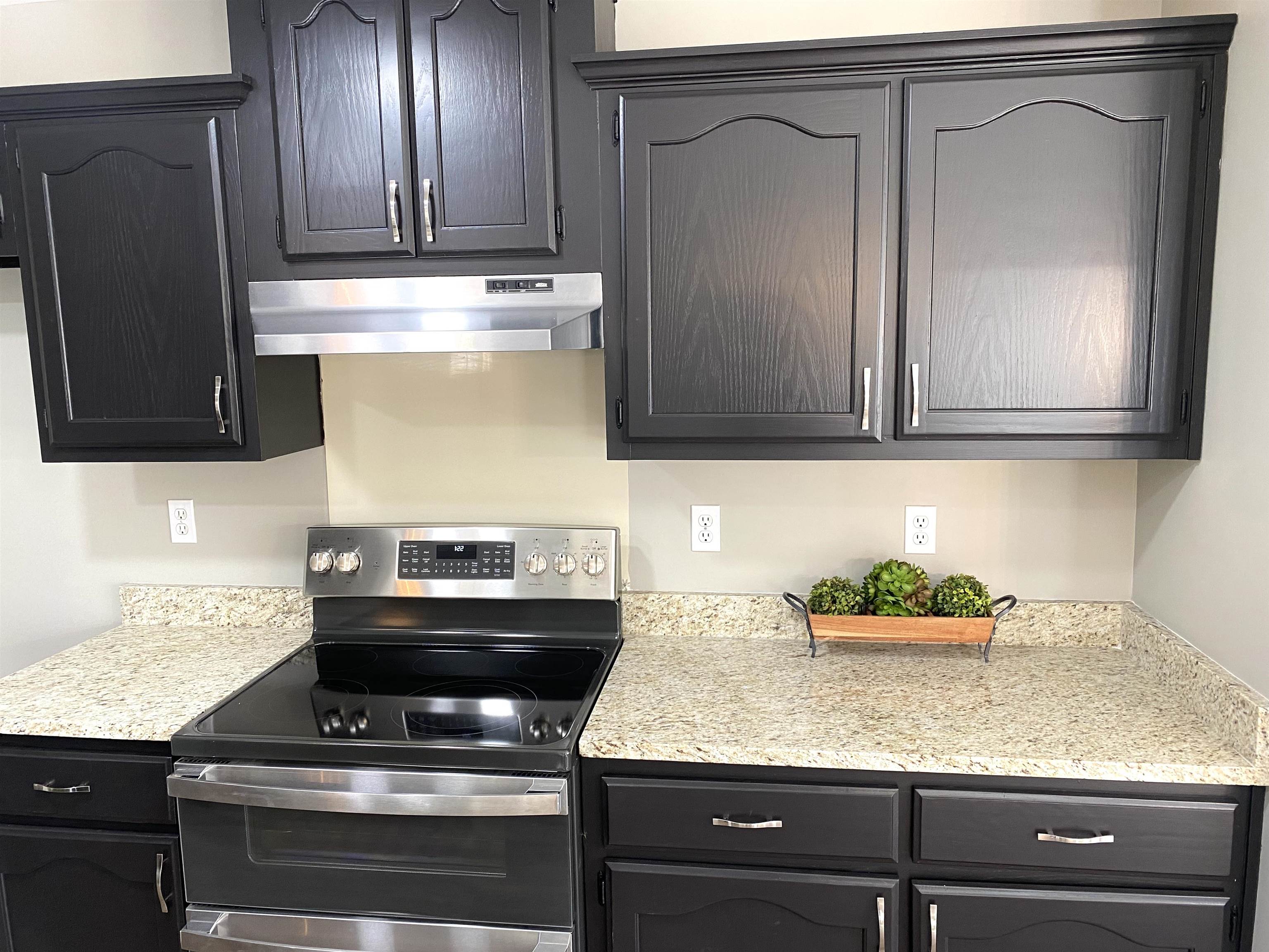 1167 Junco Cove Collierville, TN 38017 - Photo 5 of 25 a kitchen with granite countertop cabinets and stainless steel appliances