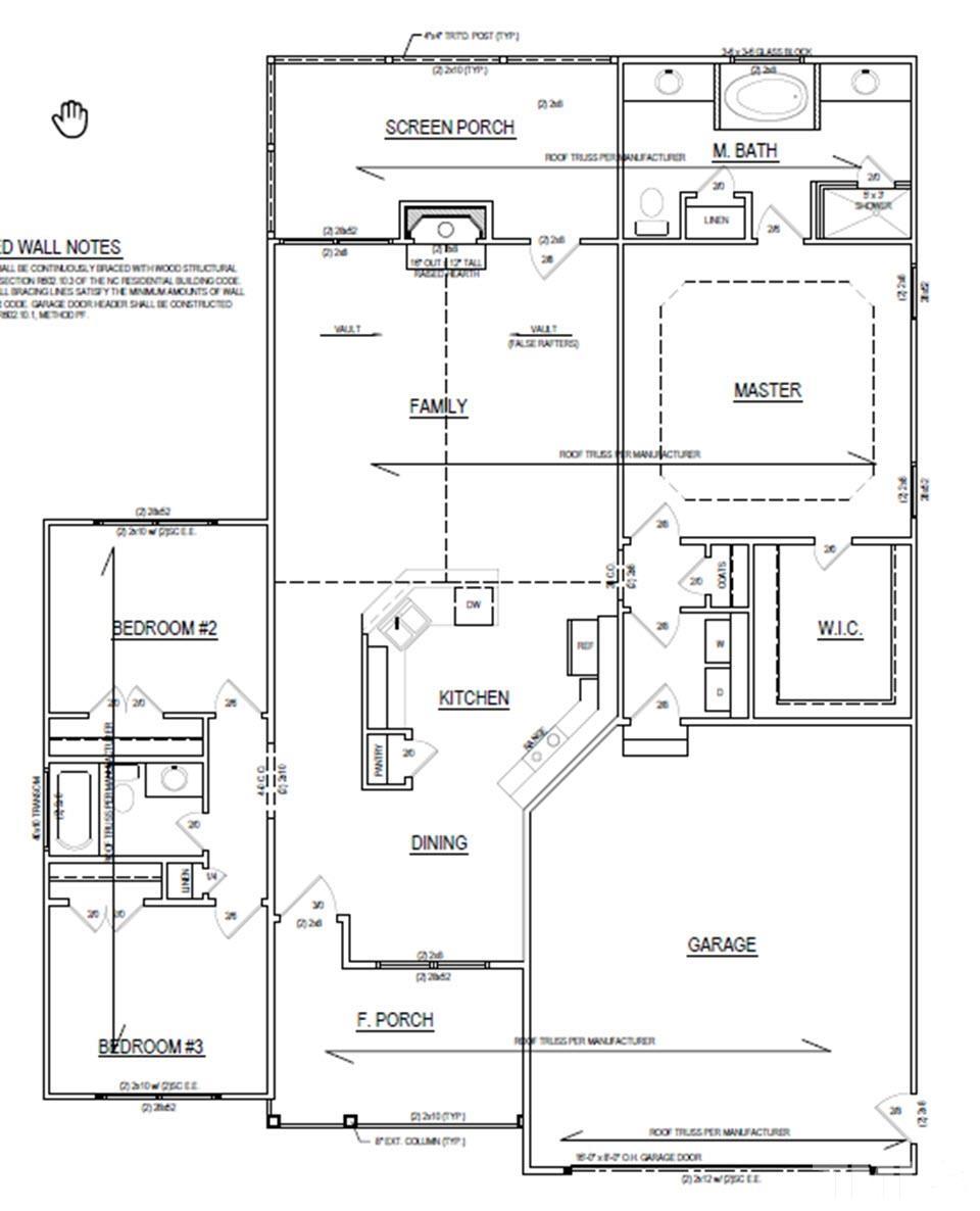 17 Rock Rdg Place Coats, NC 27521 - Photo 2 of 2 a picture of a floor plan