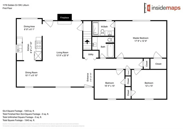 $2,275 | 1176 Golden Circle Southwest, Lilburn, GA 30047
