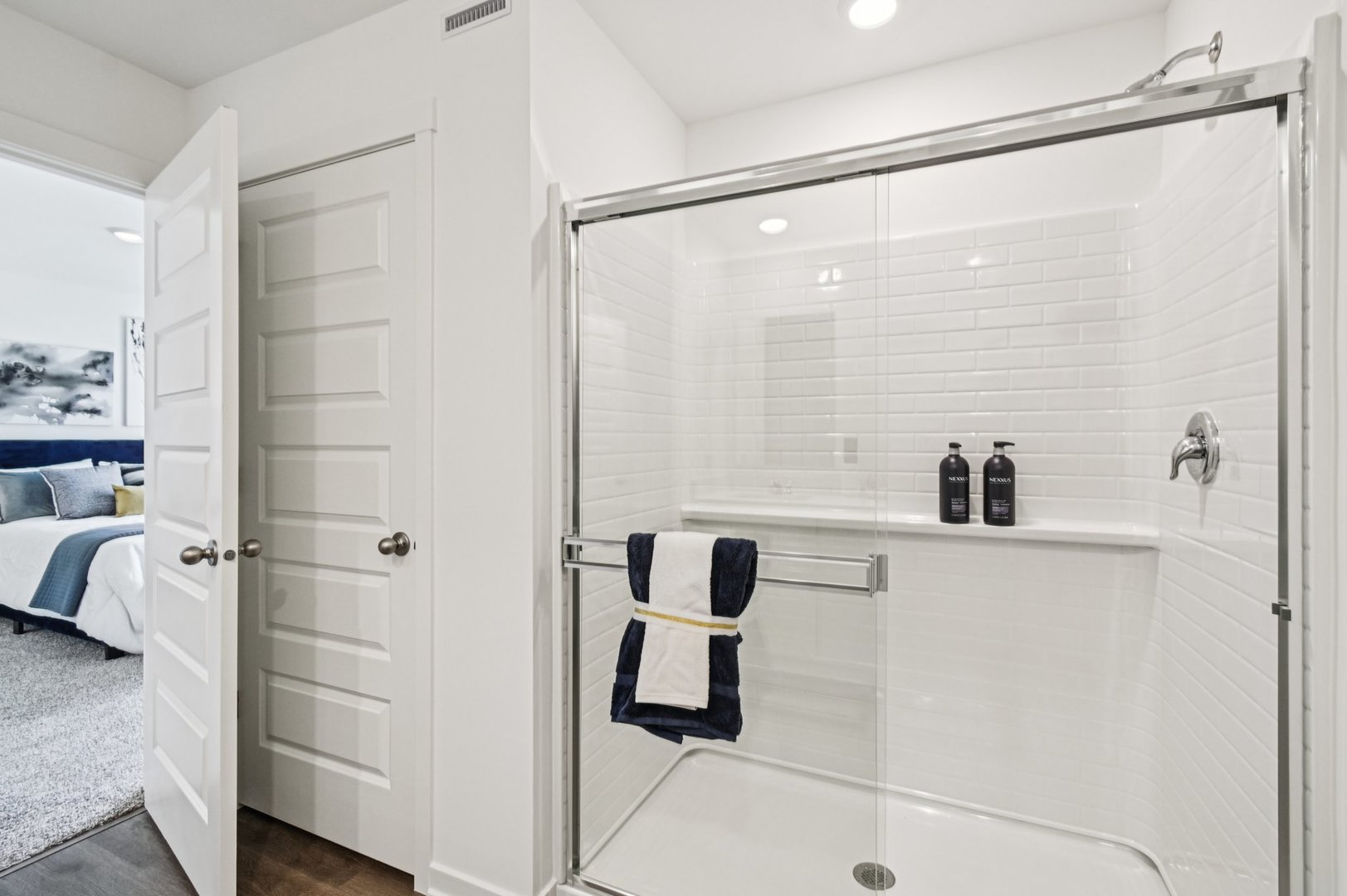 2461 Semillon Street Oswego, IL 60543 - Photo 25 of 45 a bathroom with a shower and a sink