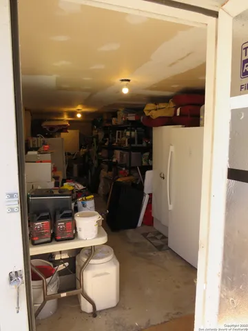 a room with storage and utility