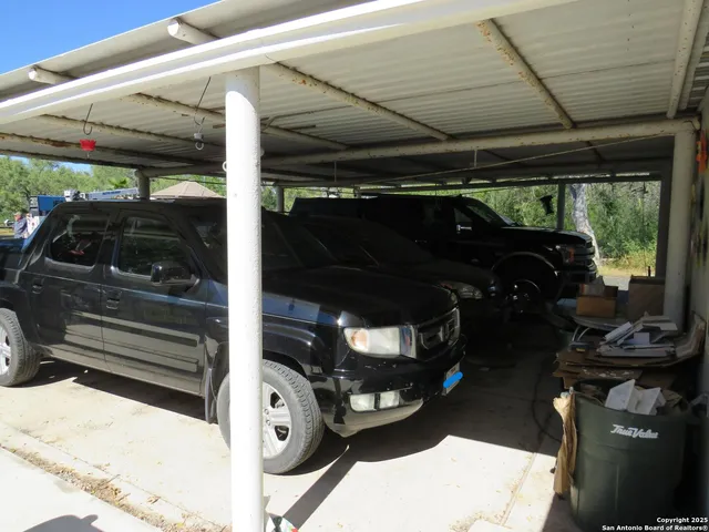 a view of car garage