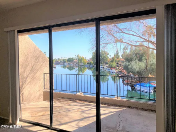 a view of a hallway with entryway