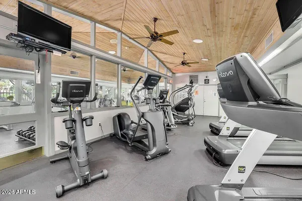 a view of a tennis court