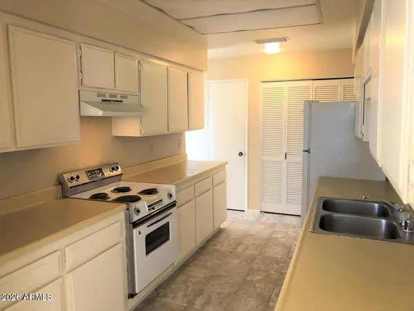 a view of a room that has a window in it