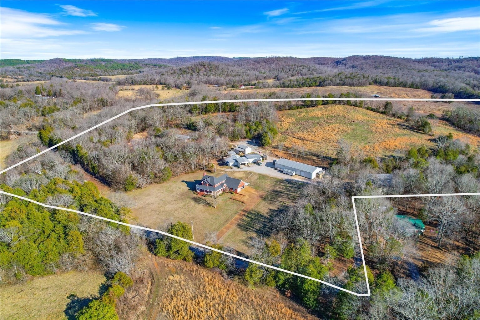 3160 Tom Holt Road Clifton, TN 38425 - Photo 52 of 53 a view of a lake from a balcony