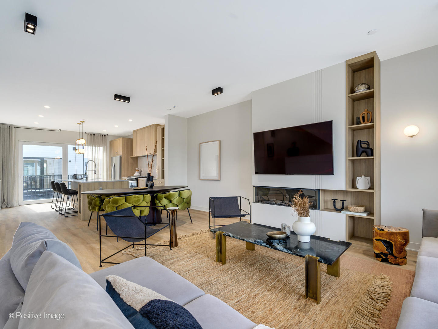 3016 Birch Lane River Grove, IL 60171 - Photo 3 of 25 a living room with furniture and a flat screen tv