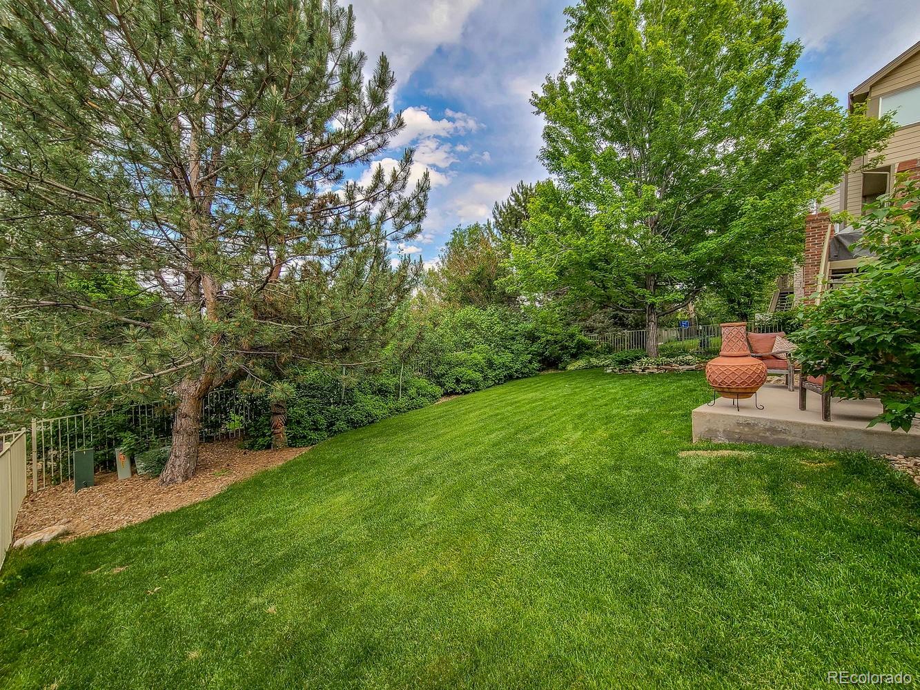 6966 South Riviera Street Aurora, CO 80016 - Photo 28 of 30 a view of a backyard with sitting area