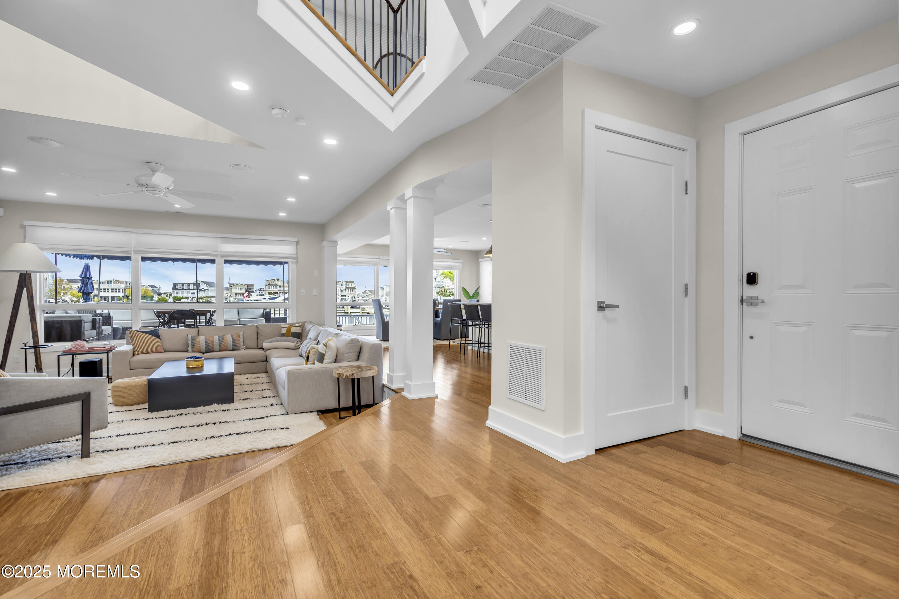 254 Harbor Court Lavallette, NJ 08735 - Photo 15 of 47 a view of a living room and hardwood floor