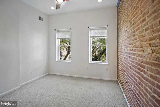 a view of room with window