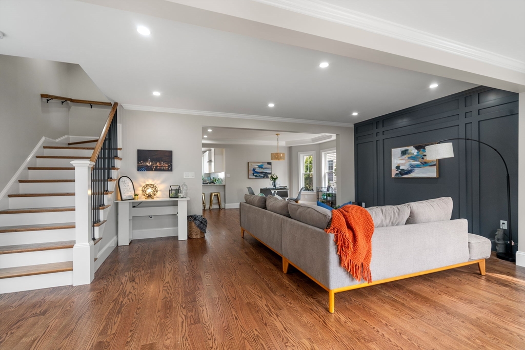 79 Read Street Winthrop, MA 02152 - Photo 3 of 33 a living room with furniture and a wooden floor