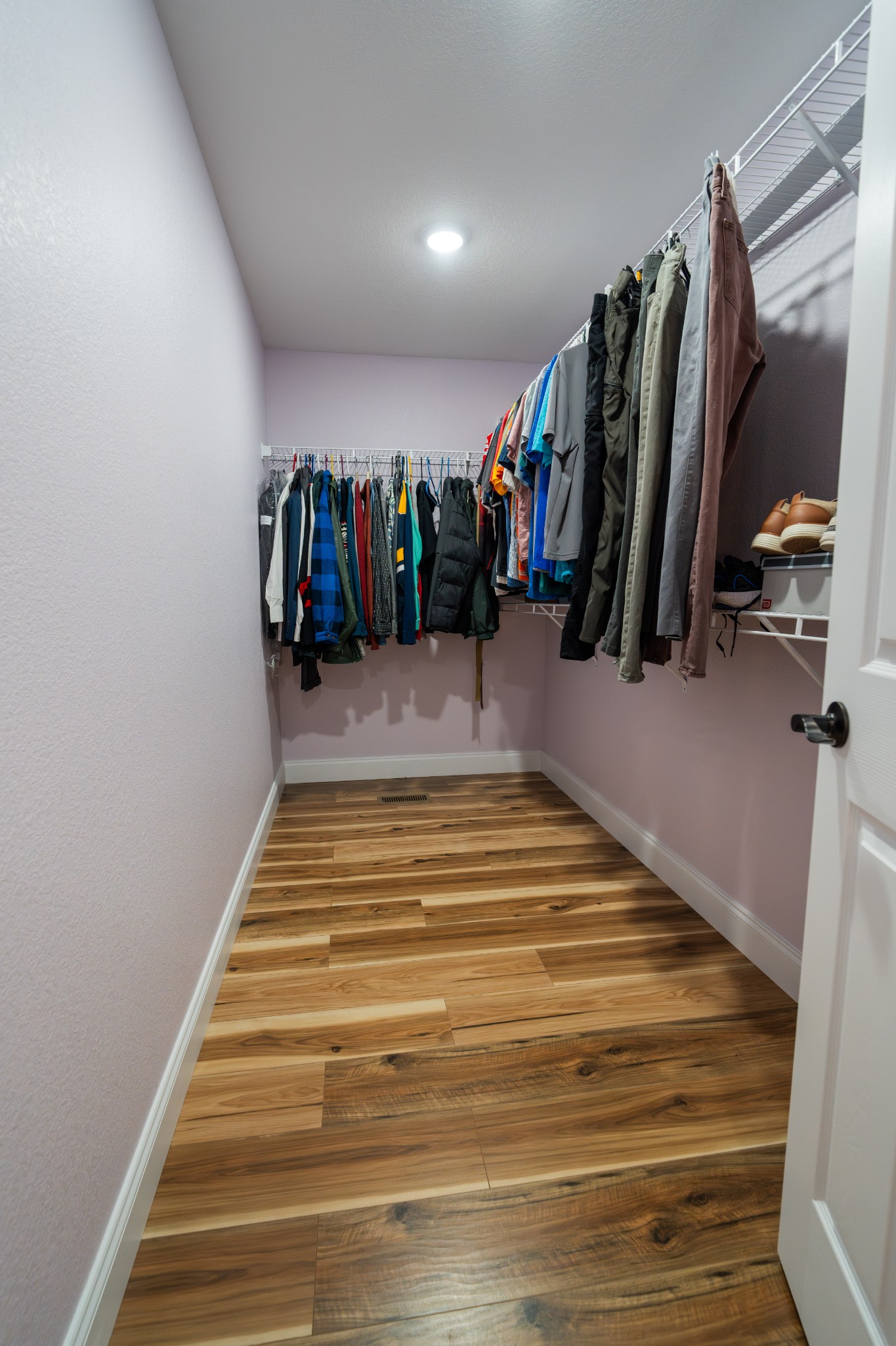 1561 Bicknell Road Clarkrange, TN 38553 - Photo 28 of 44 a view of walk in closet with clothes and shoes