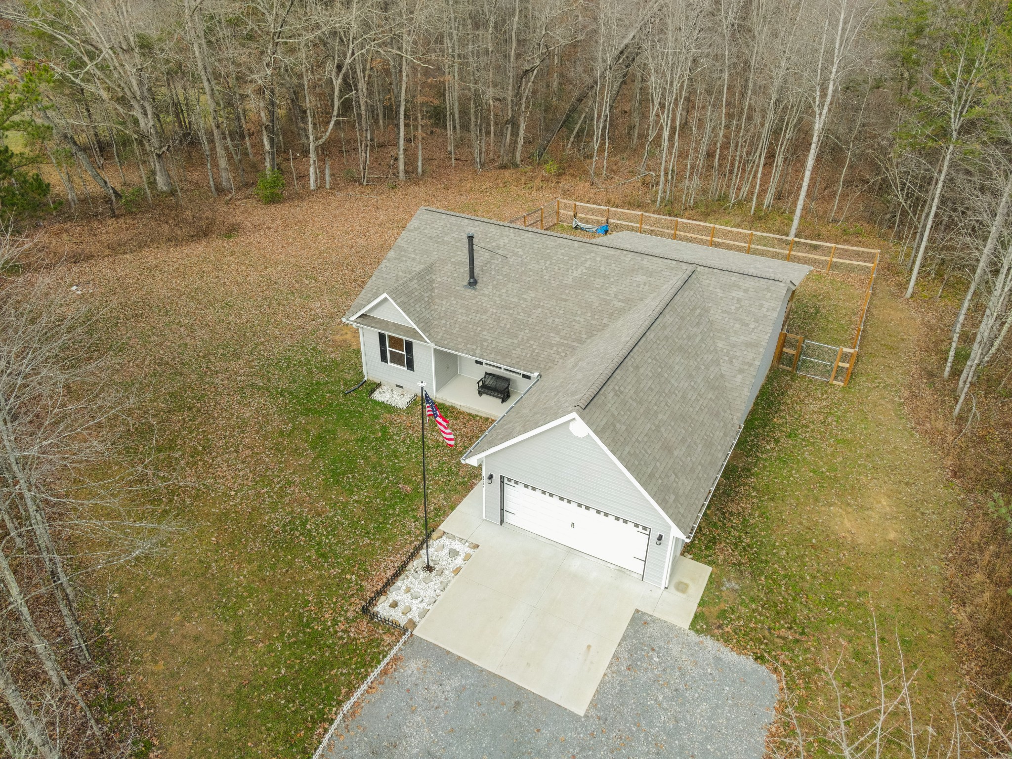 1561 Bicknell Road Clarkrange, TN 38553 - Photo 5 of 44 an aerial view of a house with a yard