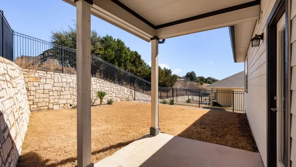 a view of a balcony