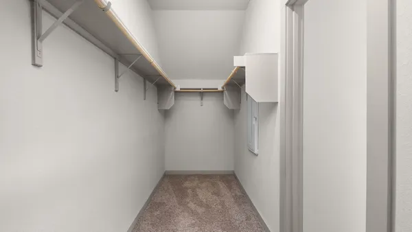 a view of walk in closet