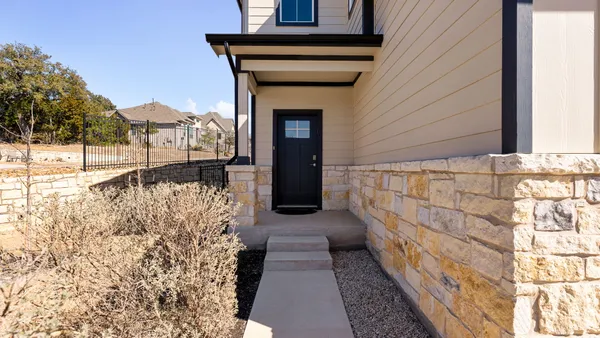 a view of entrance of the house