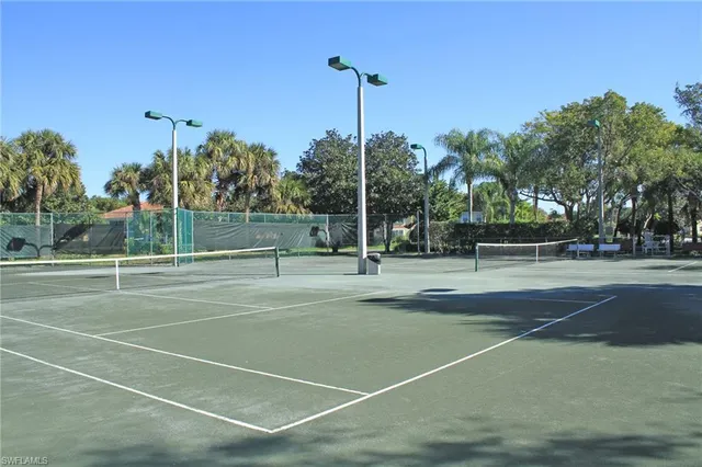 a view of a tennis court
