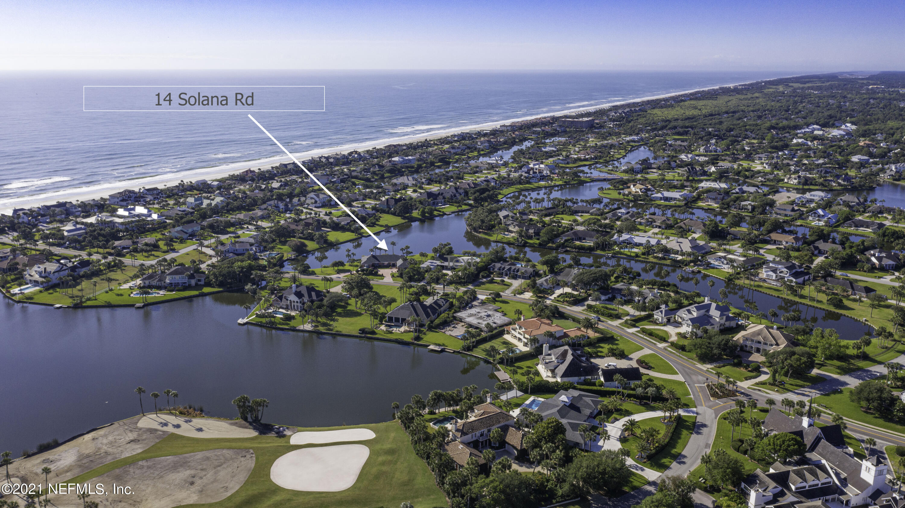 14 Solana Road Ponte Vedra Beach, FL 32082 - Photo 1 of 1 14 Solana Aerial