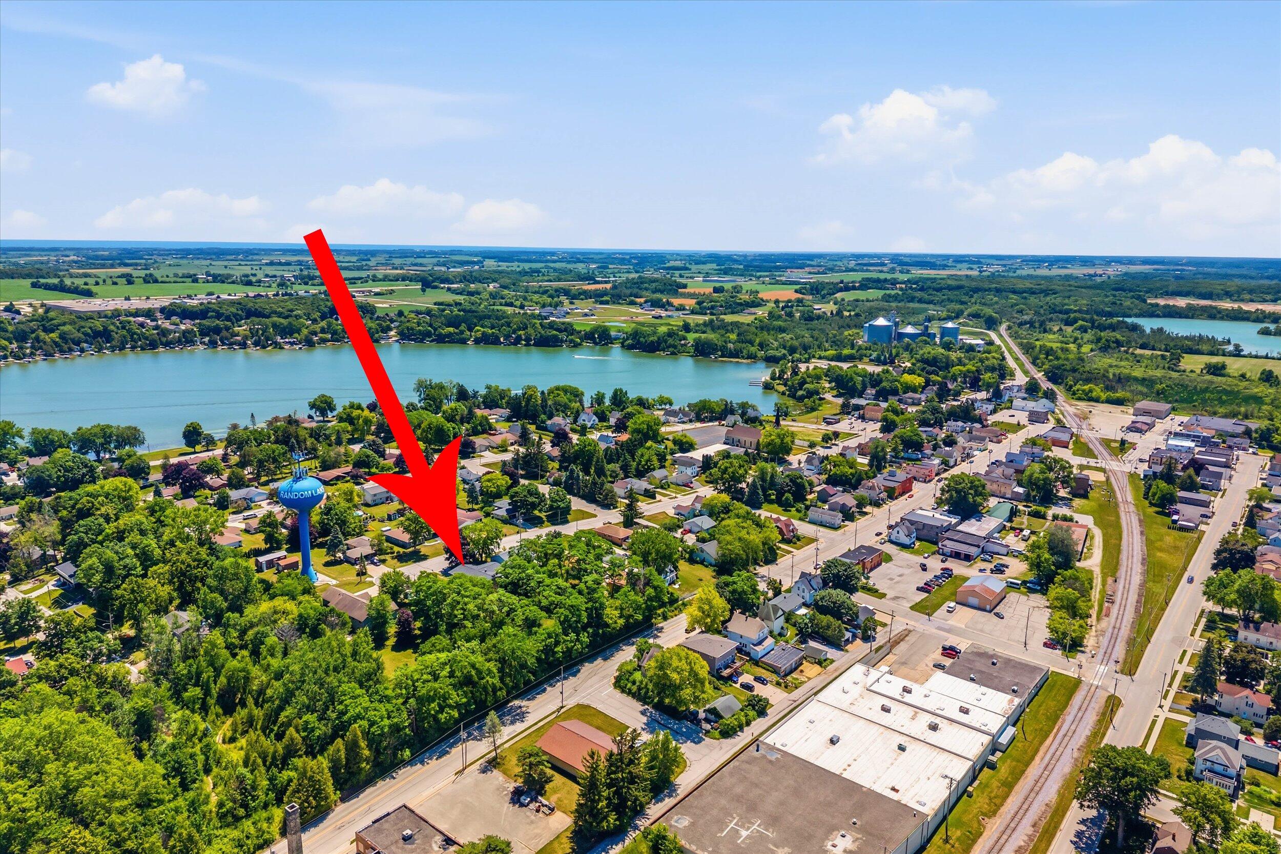 527 Butler Street Random Lake, WI 53075 - Photo 23 of 23 45-Aerial