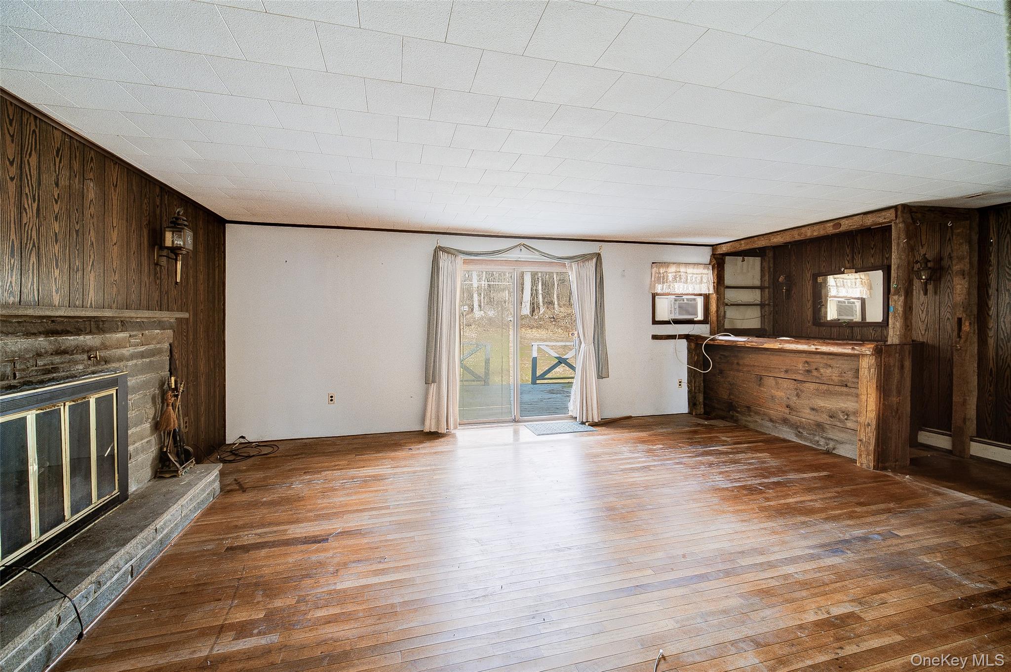 166 Brookside Farms Road Newburgh, NY 12550 - Photo 22 of 45 a view of a kitchen with a sink stove cabinets and empty room