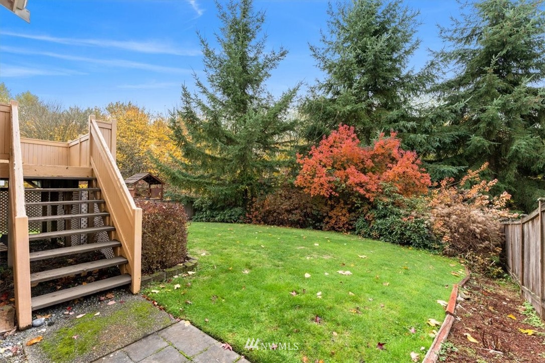 18346 Rainier View Road Southeast Monroe, WA 98272 - Photo 31 of 40 a view of a yard with staircase